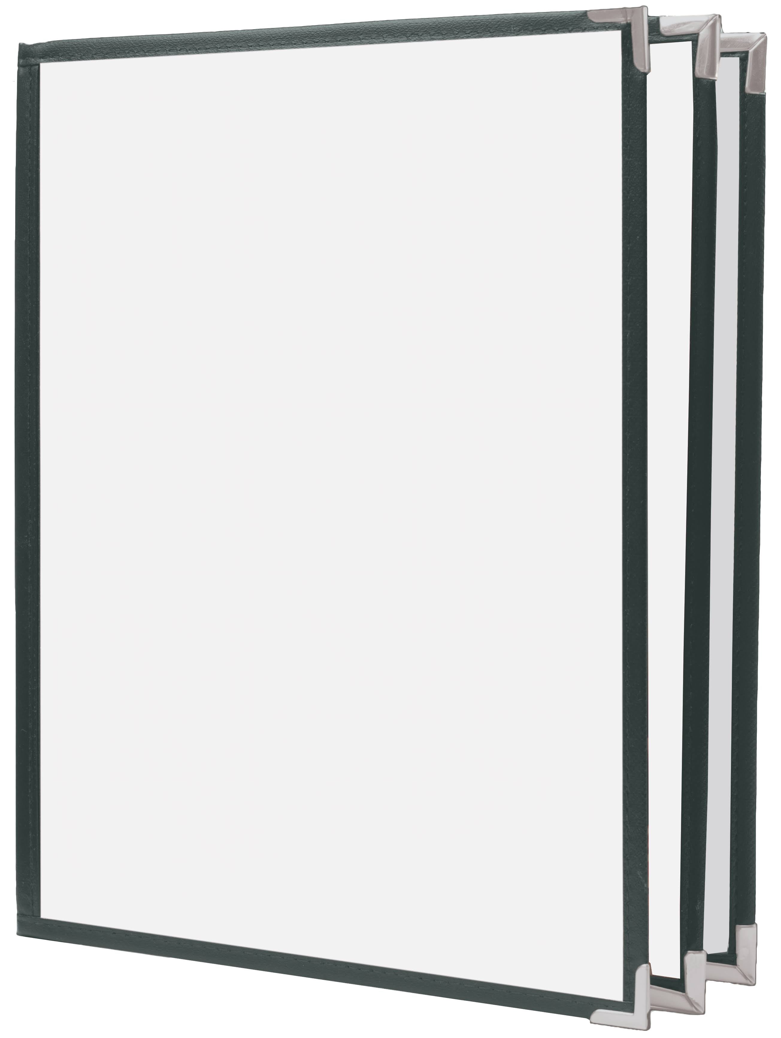 Green 8x11 Book Style Menu Cover I4691