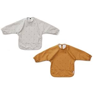 2-Pack Merle Cape Bibs Classic Dot One Size Grey B209252