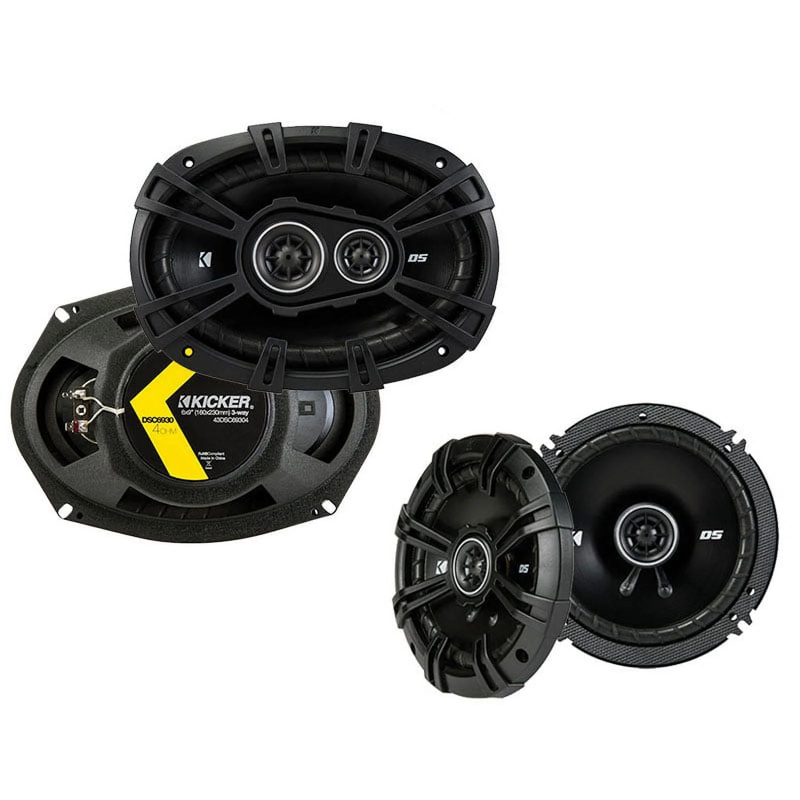 Kicker DSC4 DSC65 Speaker Package C9998