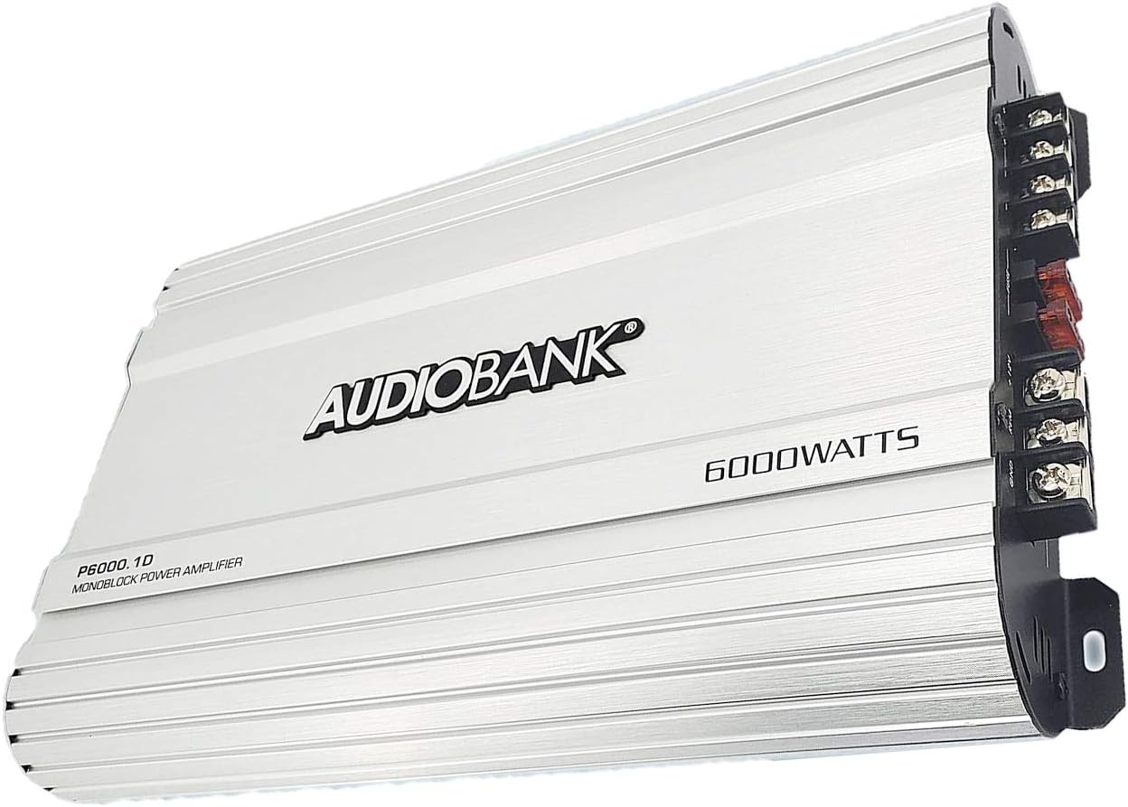 Monoblock 6000 Watts Class D 1 Ohm Car Audio Amplifier M36533