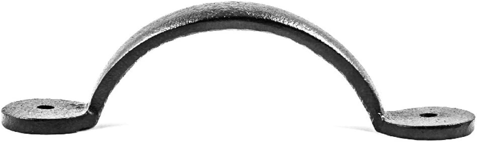 Black Wrought Iron Cabinet Drawer Handle Pack Of 12 S810423