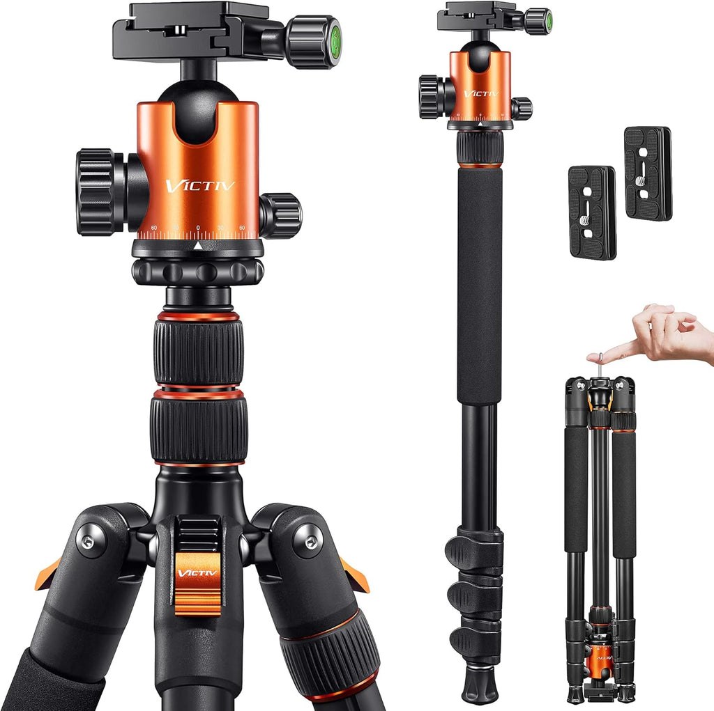 Gold Aluminum Travel Tripod with Ball Head, Pack of 2 K607522