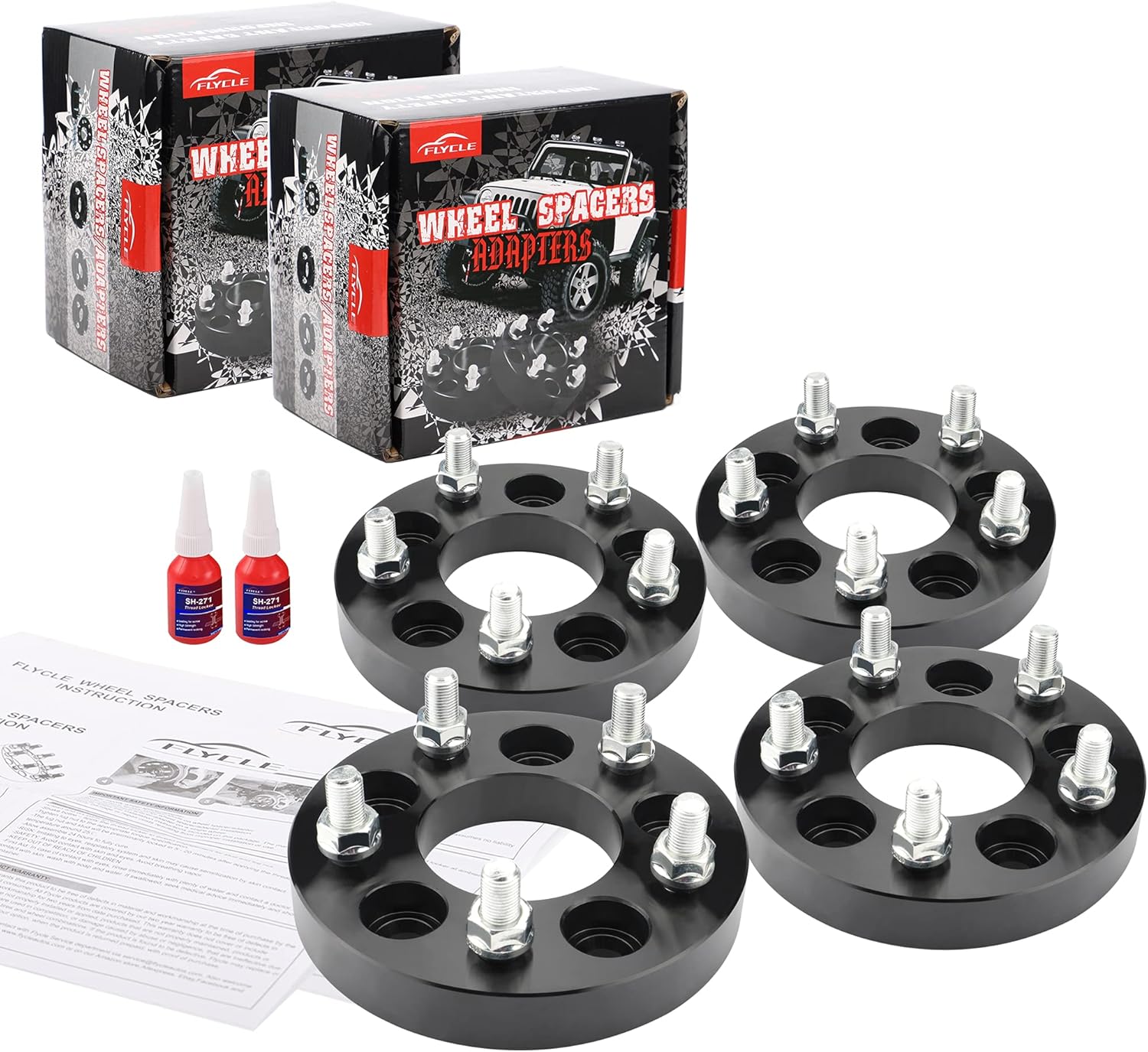 5x4.5 to 5x4.75 Wheel Adapters, 1 inch, 73mm Center Bore W926