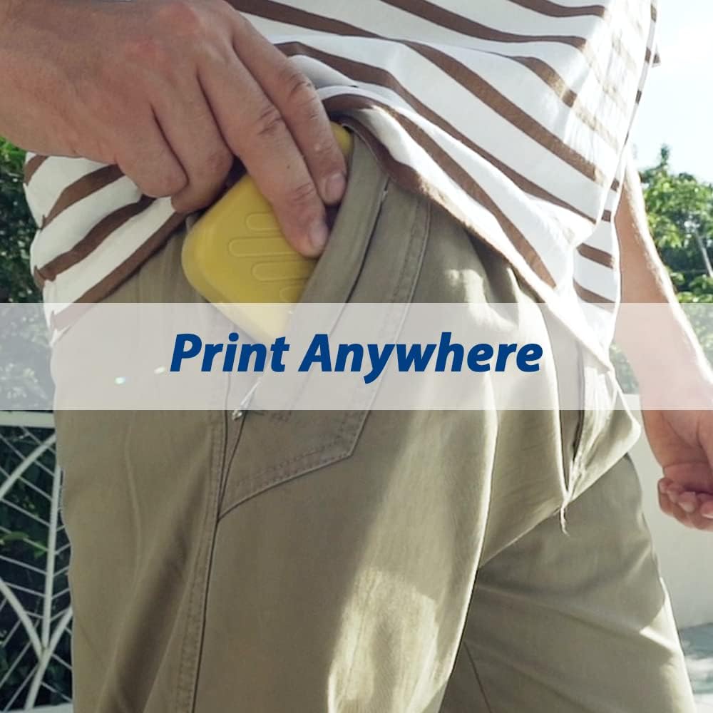 Mini Handheld WiFi Printer with iOS/Android APP (White) I518871