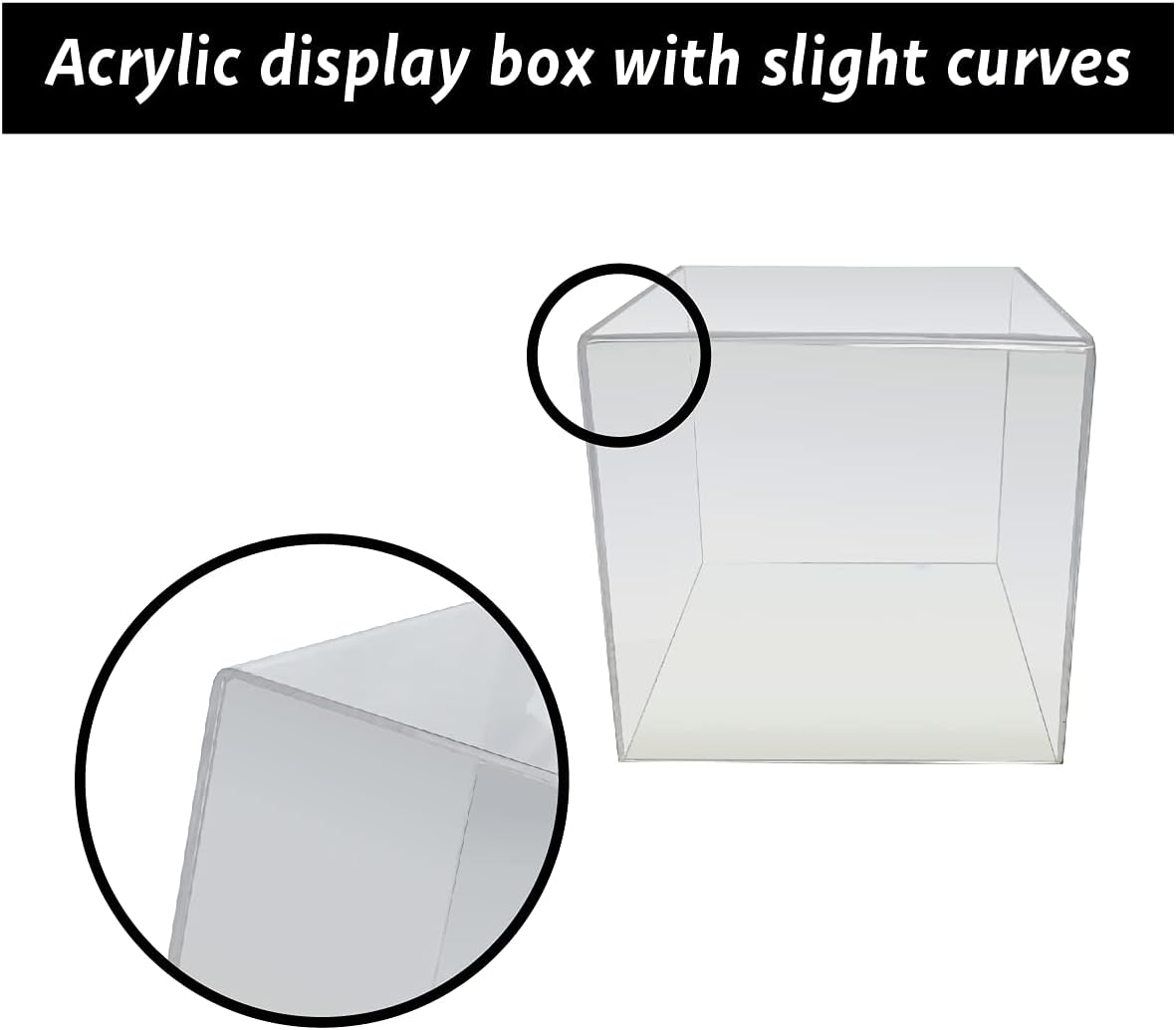 Clear Acrylic Display Cube Pack of 2 10 Inches U646971