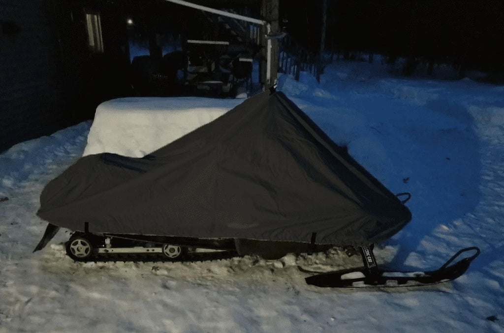 200 Denier All Black Snowmobile Cover R3808