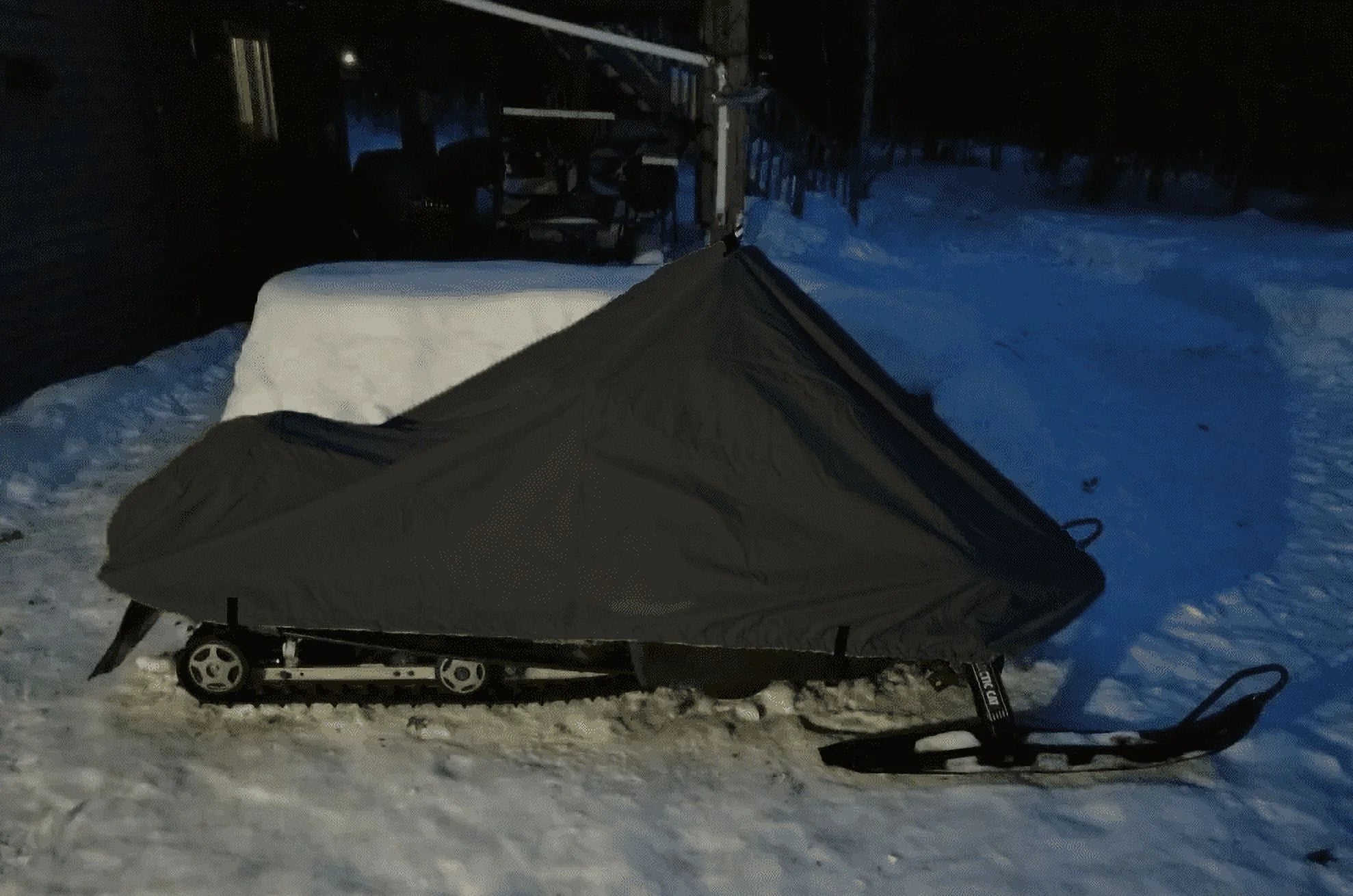 200 Denier All Black Snowmobile Cover R3808