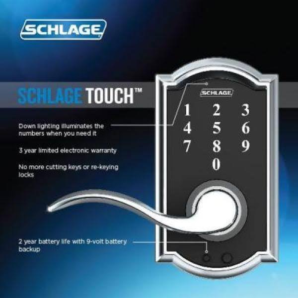 Aged Bronze Touch Entry Door Lever Set with Accent M676413