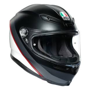 Matte Black/White/Red Helmet Y78060