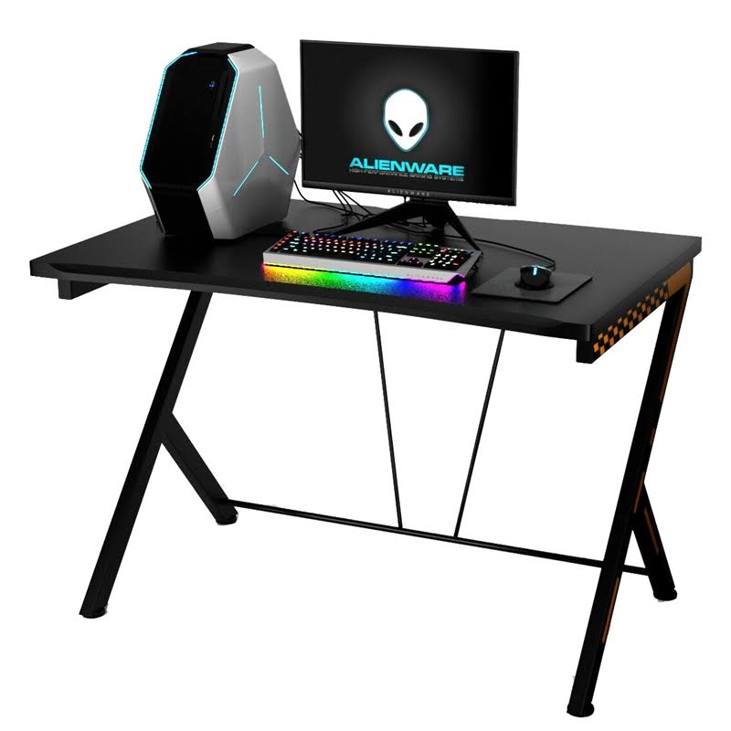 Black Ergonomic Gaming Desk O7302