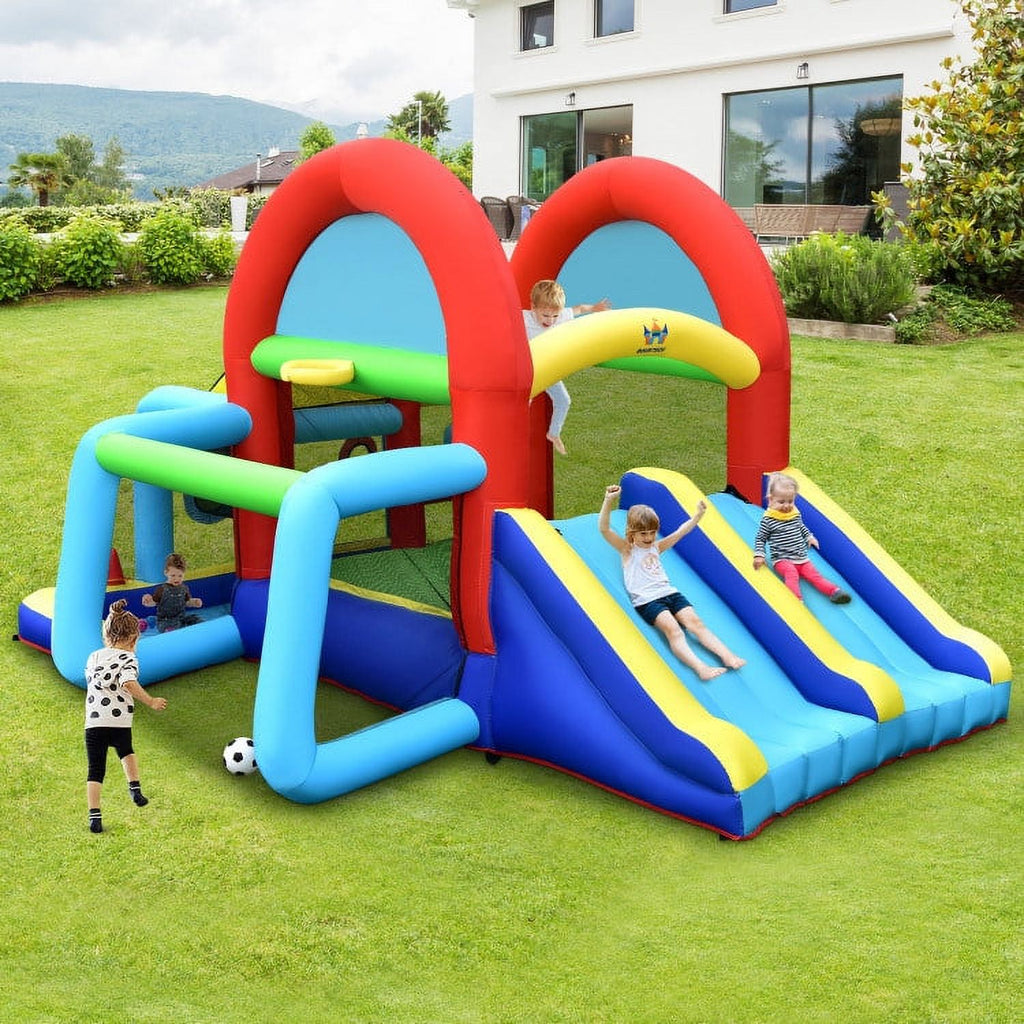 Inflatable Bounce House with Dual Slides R3704