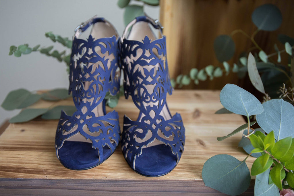 Navy Nubuck 3 Heel Size 11M F42671