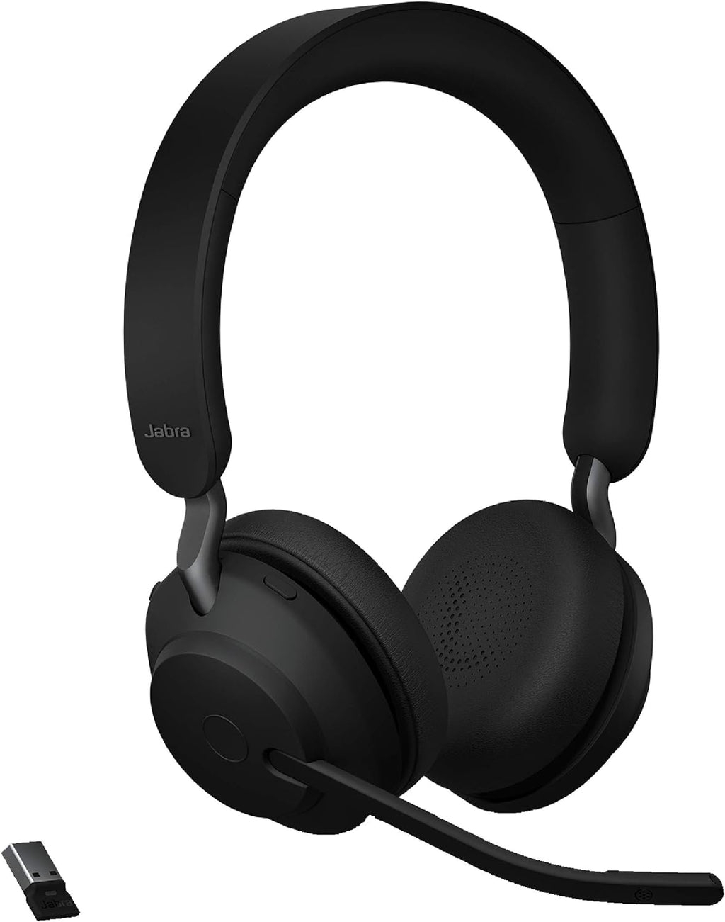Wireless Bluetooth Headset with Link380a, Stereo, Black, 37 Hours Battery Life I33202
