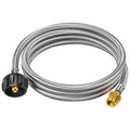 Propane Adapter Hose 8FT, 1 lb to 20 lb Propane Tank Hose Y104