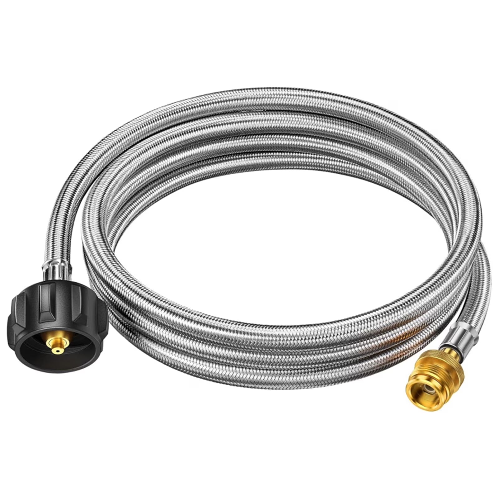 Propane Adapter Hose 8FT, 1 lb to 20 lb Propane Tank Hose Y104