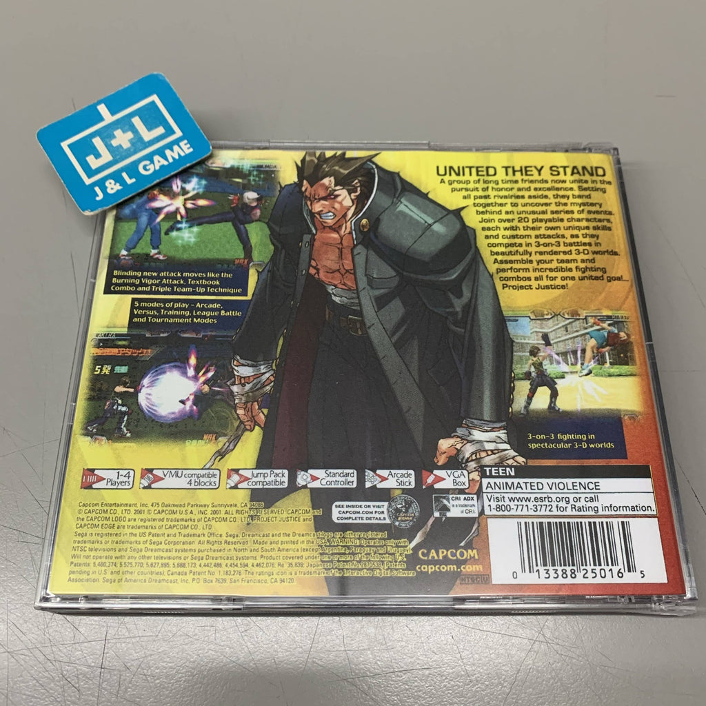 Project Justice Dreamcast Game A34100