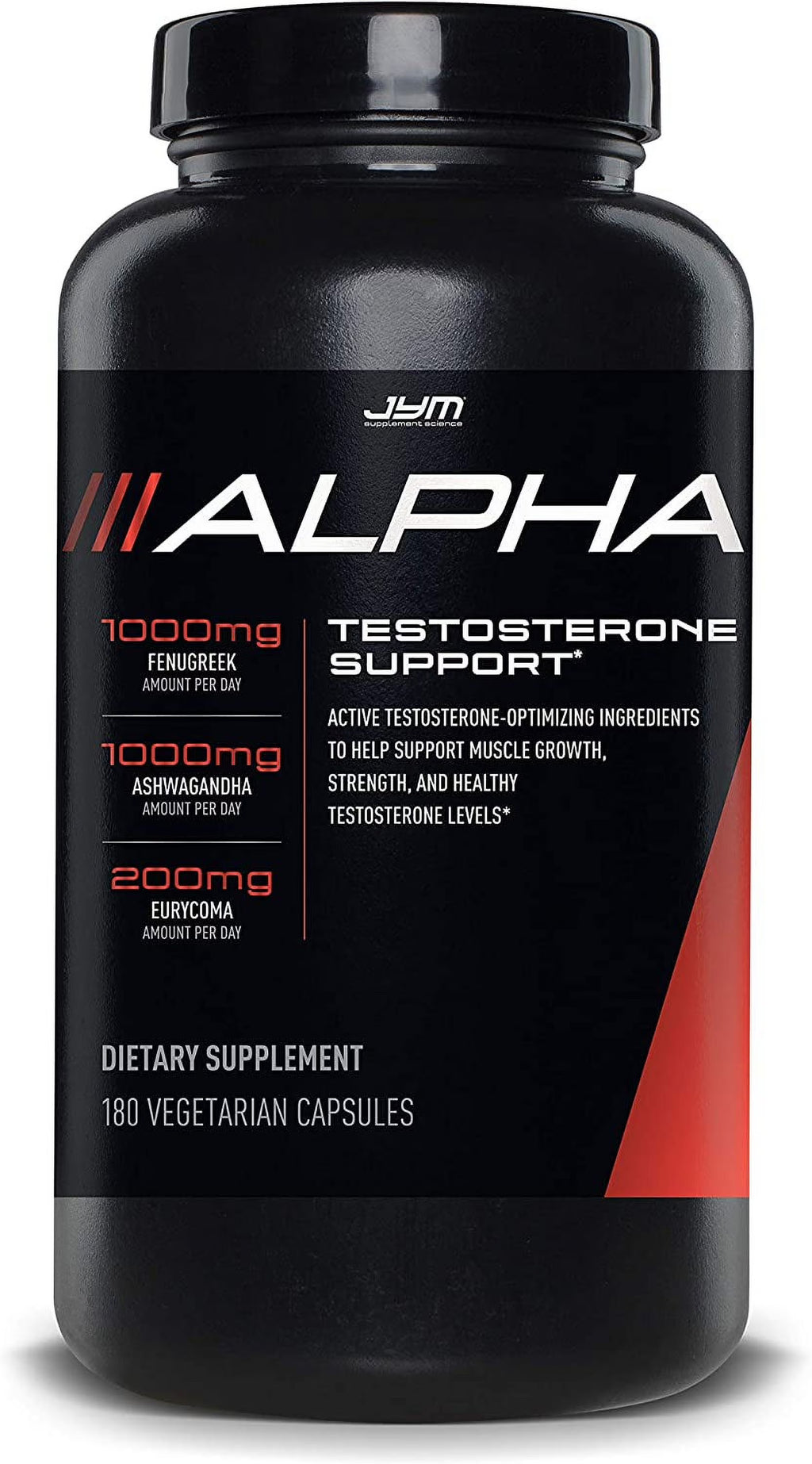 180 Vegetarian capsules Testosterone Support Supplement P330149