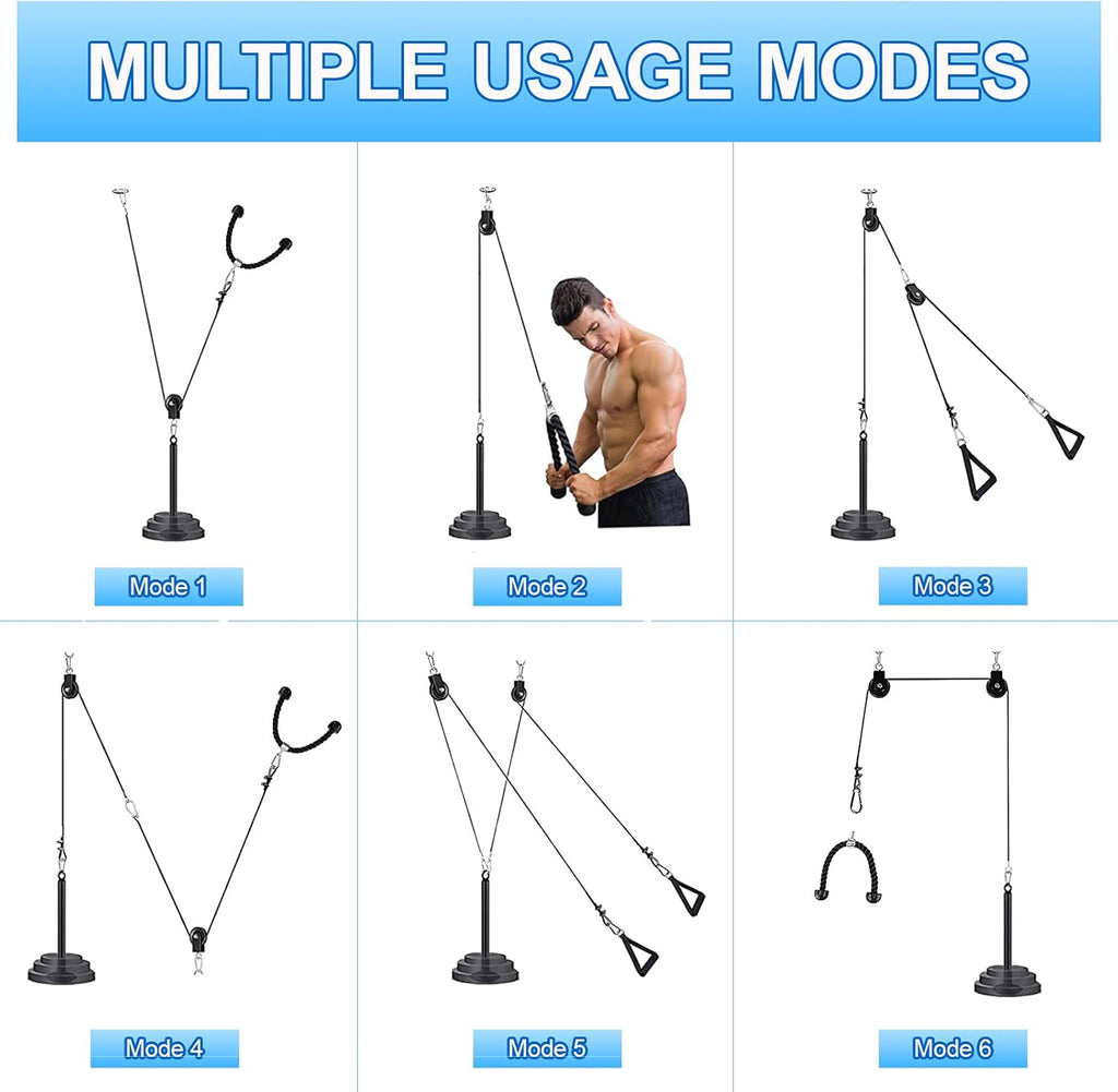 Fitness Cable Pulley System Attachments I603