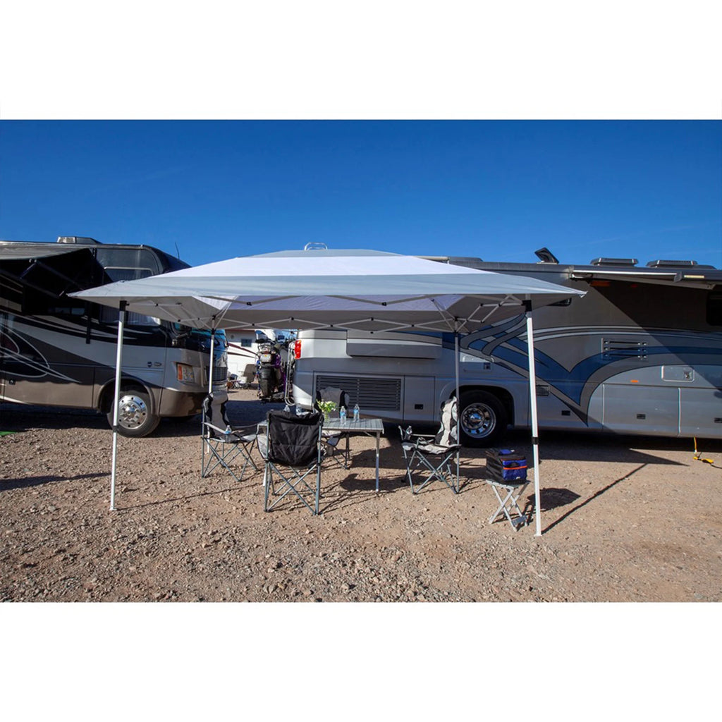 14x10Ft Instant Shade Canopy with Leg Weight Plates, Set of 4 G146