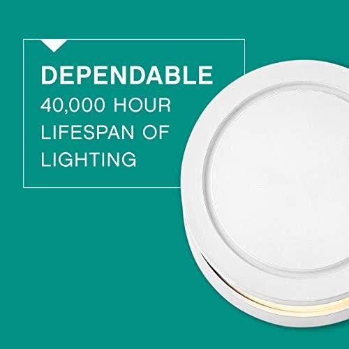 Satin White Round Deck Light Q219150