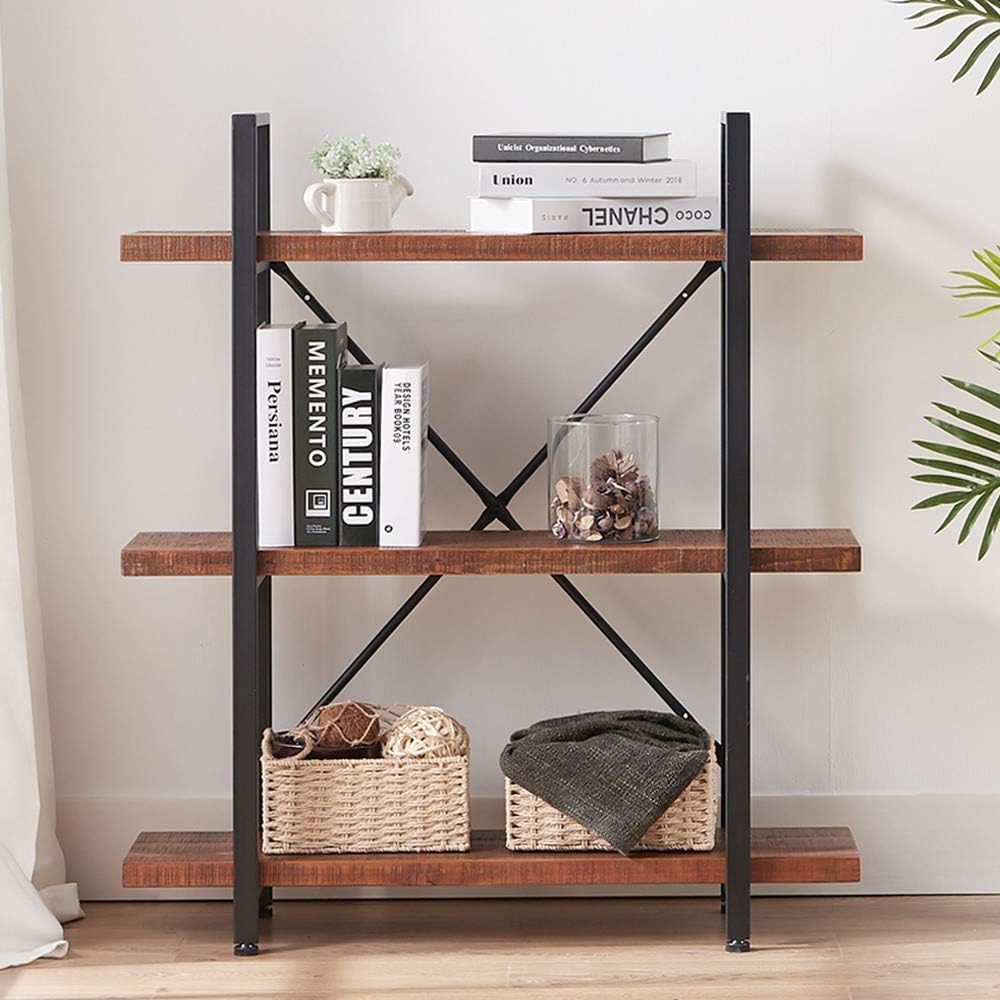 Solid Wood 3 Tier Bookshelf O808