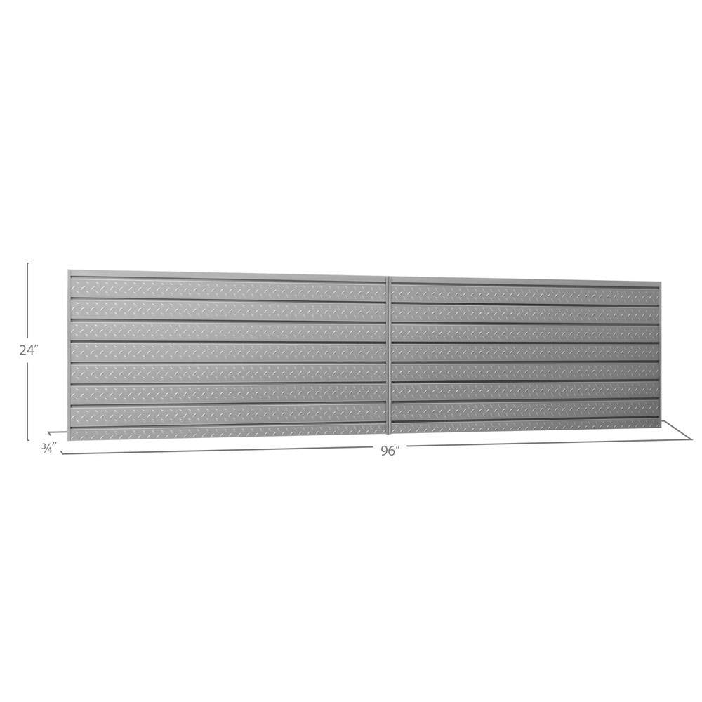 16 sq.ft. Steel Slatwall G8078