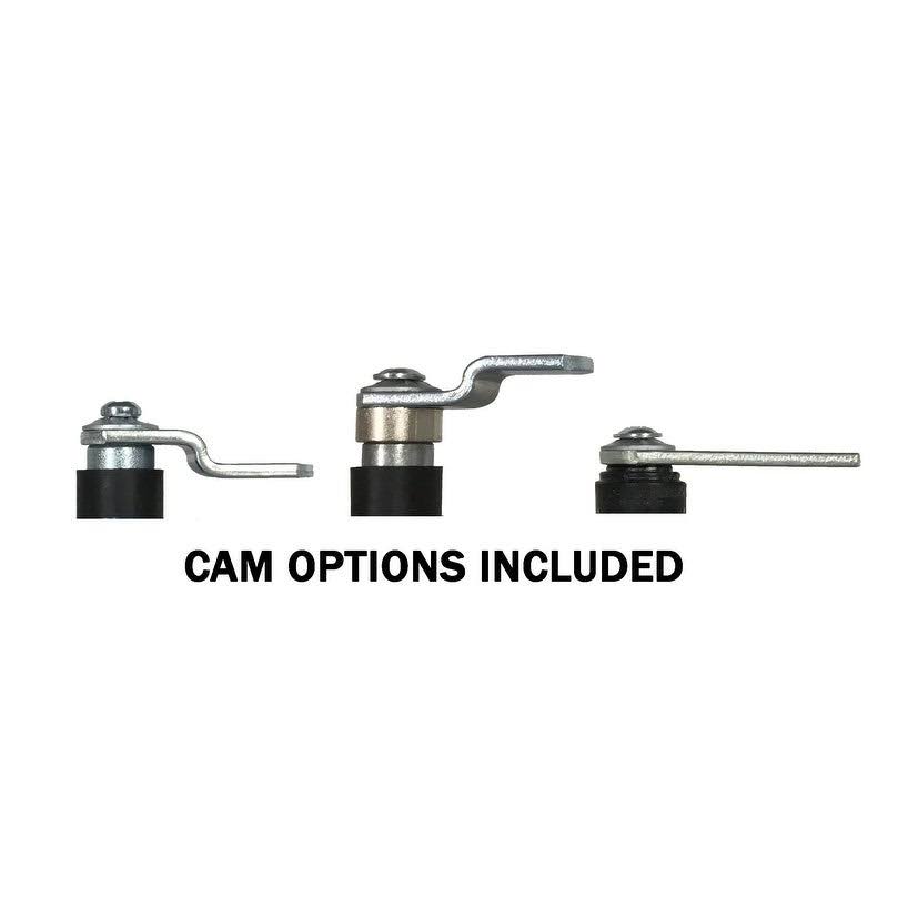 Black Electronic Cabinet and Locker Lock with Lever Handle with Slam Latch Vertical Z196087