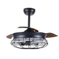 4 Blade Ceiling Fan with Remote, Light Kit S506
