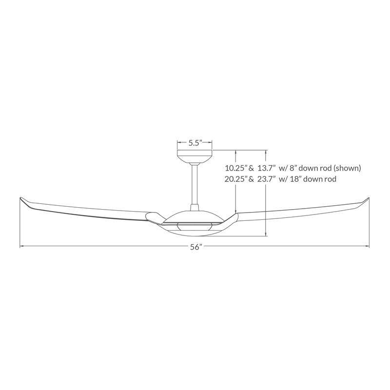 IC/Air2 56x22 Ceiling Fan W992