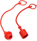 Red Hydraulic Quick Disconnects Dust Cap T47363
