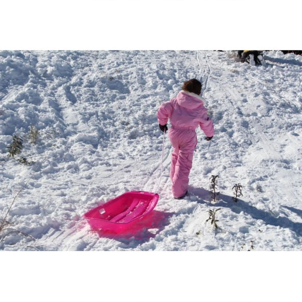 Blue Plastic Toboggan Snow Sled (2 Pack) M51631