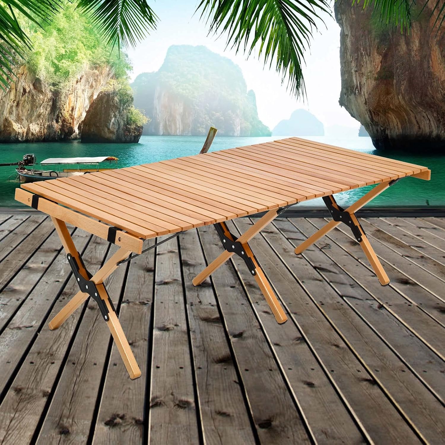 Low Folding Picnic Table with Carry Bag C88594