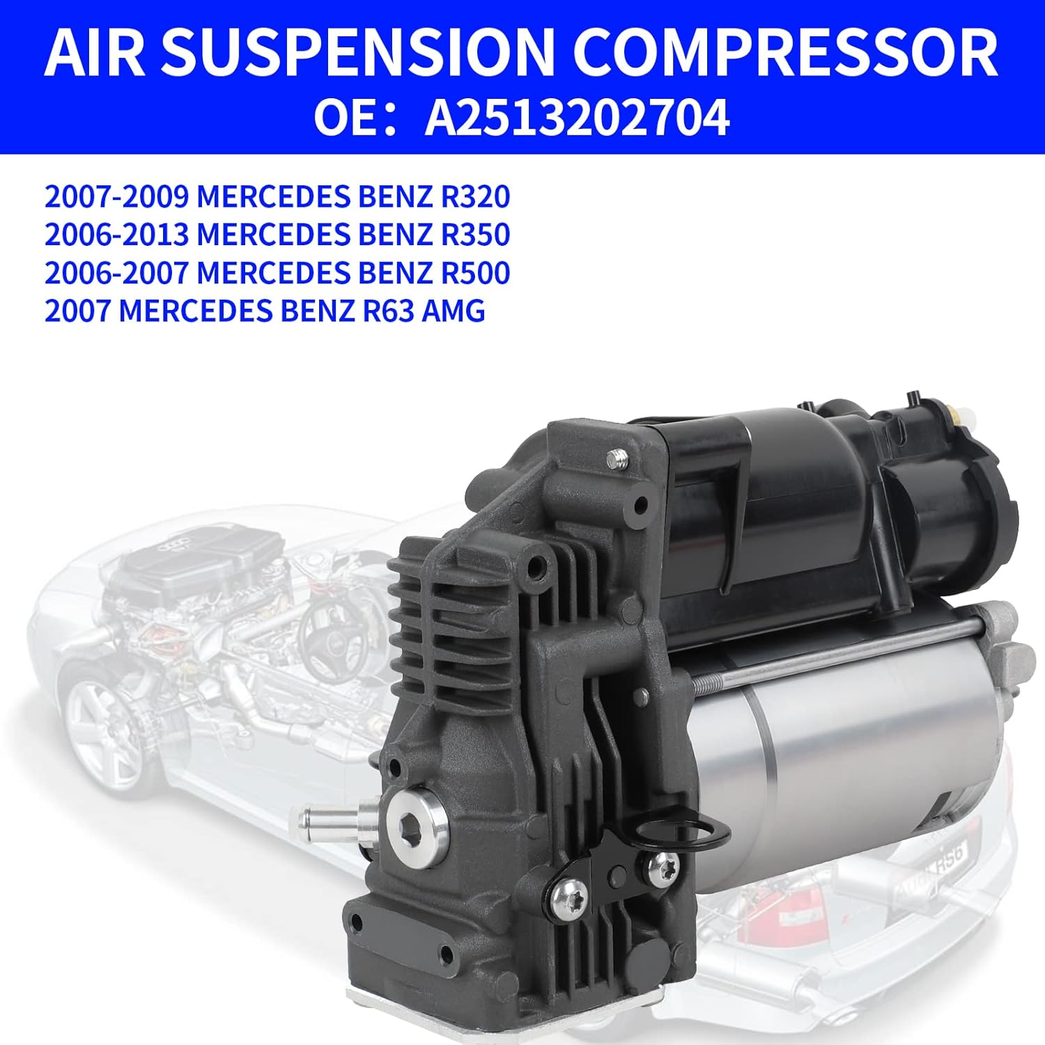 Air Suspension Compressor Pump Replacement for Mercedes Benz R Class 2006-2012 N890