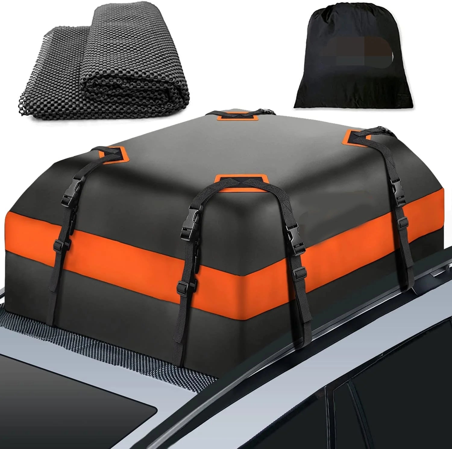 15 Cubic Feet Waterproof Roof Cargo Carrier Bag I8446