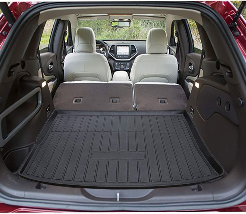 Black Cargo Liner Trunk Mat Floor Mat Tray H4809