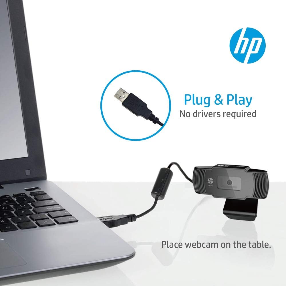 720P HD Webcam with Built-in Microphone Q304877