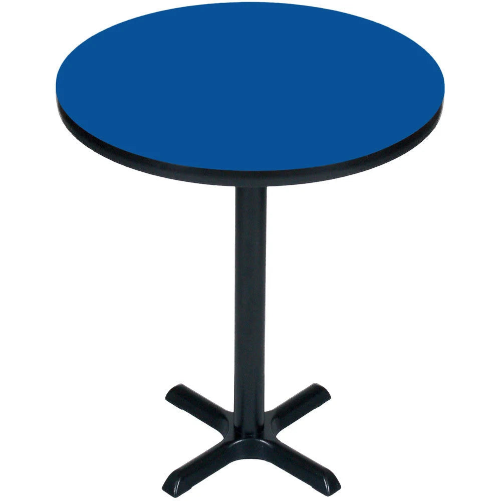 Blue Round Bar Stool Table L19778