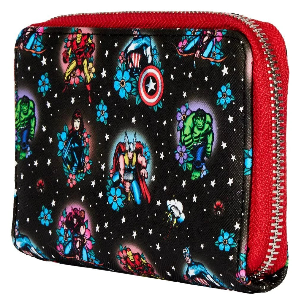 Tattoo Zip Around Wallet K601412