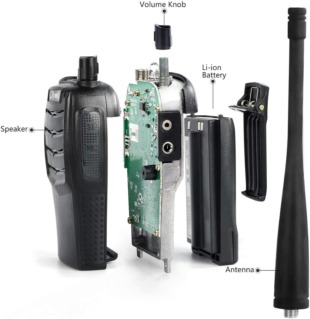 4 Pack GMRS Radio Rechargeable 2 Way Radio with Flashlight Z855609