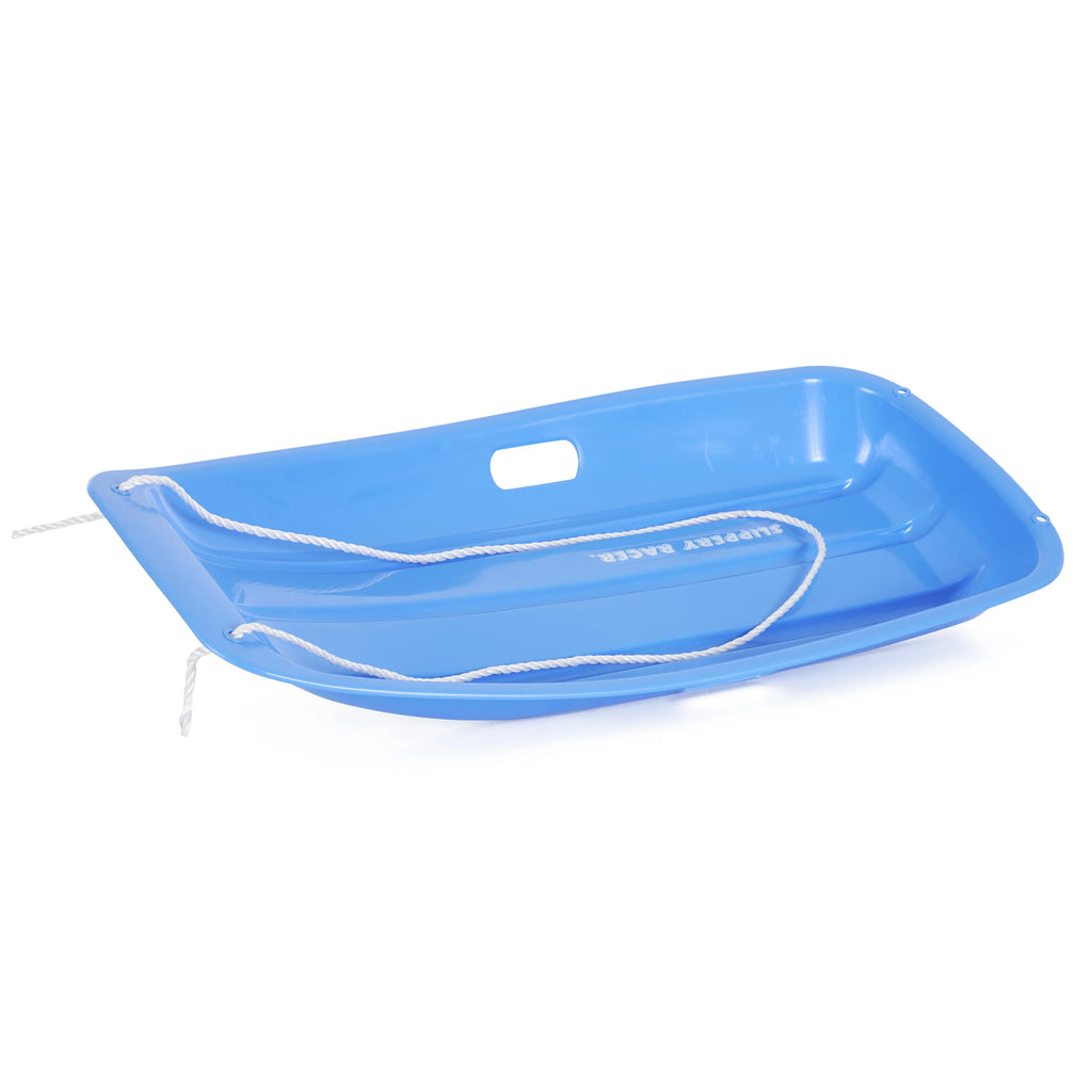 Blue Plastic Toboggan Snow Sled (2 Pack) M51631