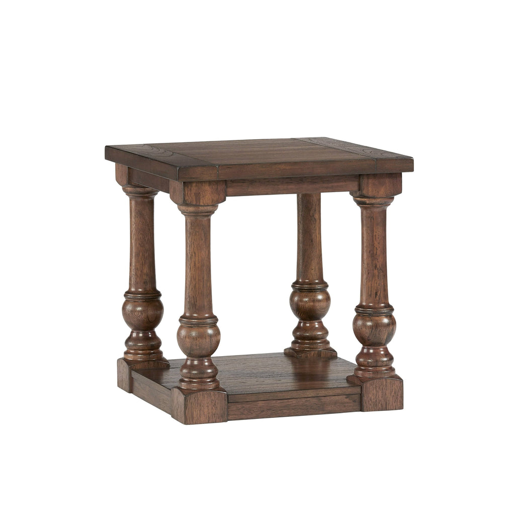 Cognac Square End Table K427066