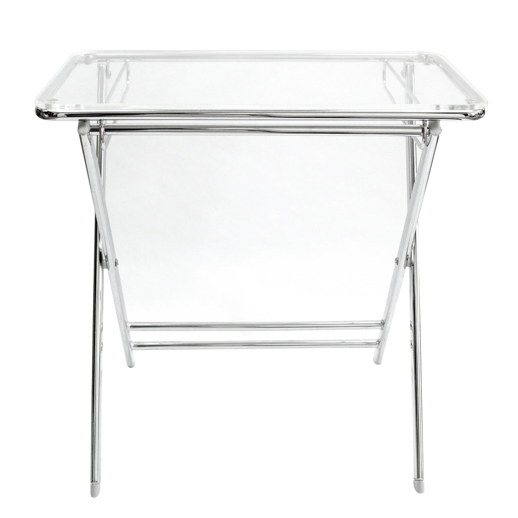 Victorian Blue Foldable End Side Table Tray N647
