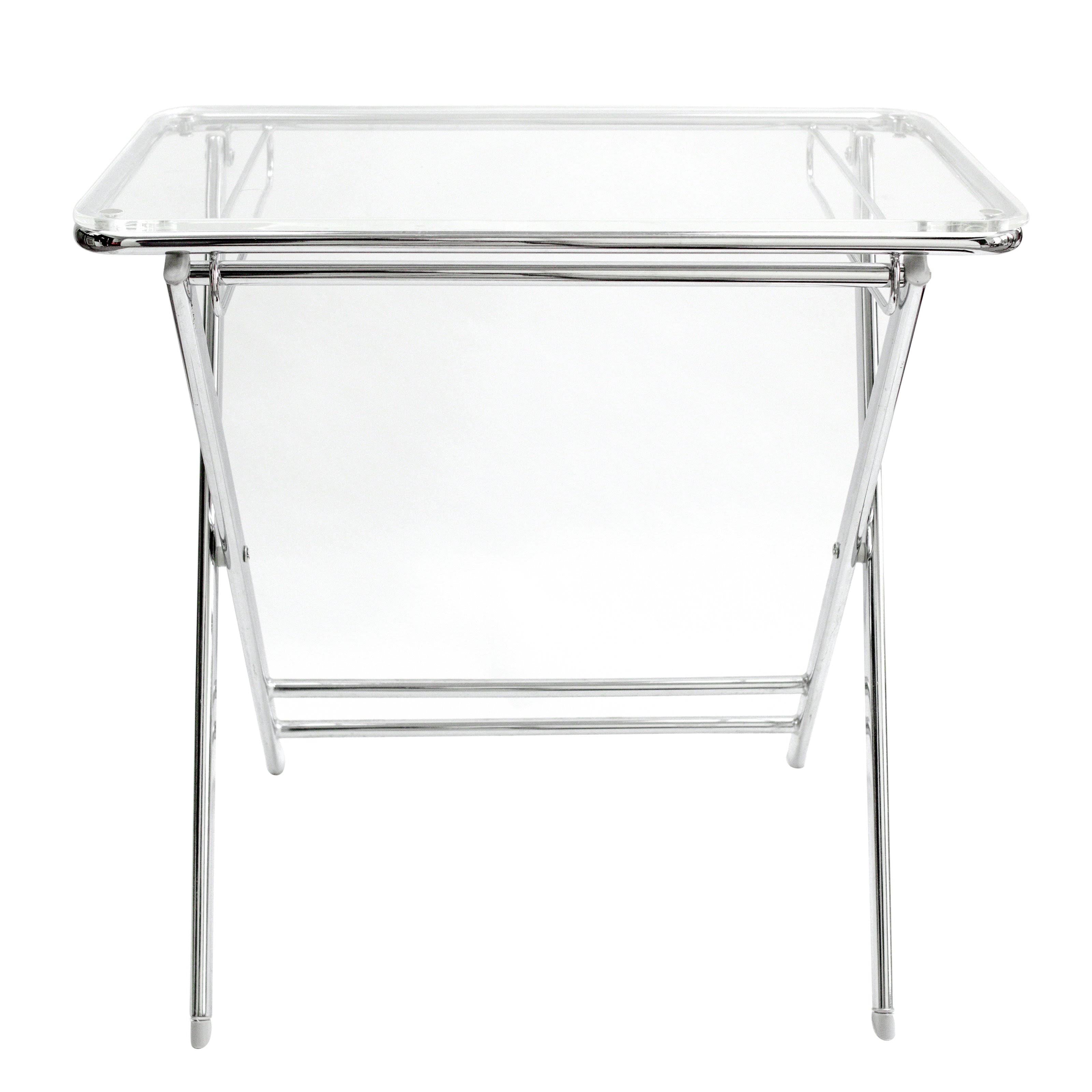 Victorian Blue Foldable End Side Table Tray N647