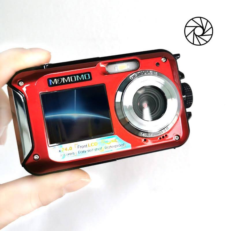 16x Zoom Waterproof Digital Camera with Dual-screens F125144