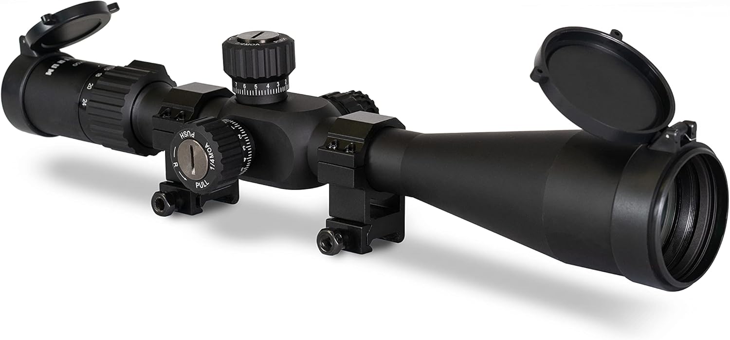 6-24x50 First Focal Plane Rifle Scope with Illuminated MOA Reticle B95454