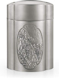 Pewter Cloud Tea Caddy K9868