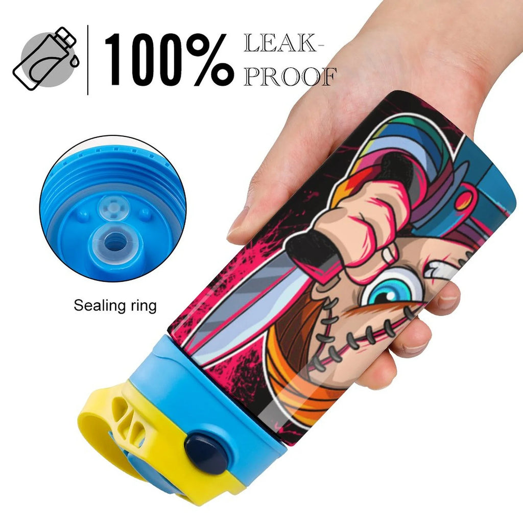 Insulated Stainless Steel Water Bottle with Straw M54299
