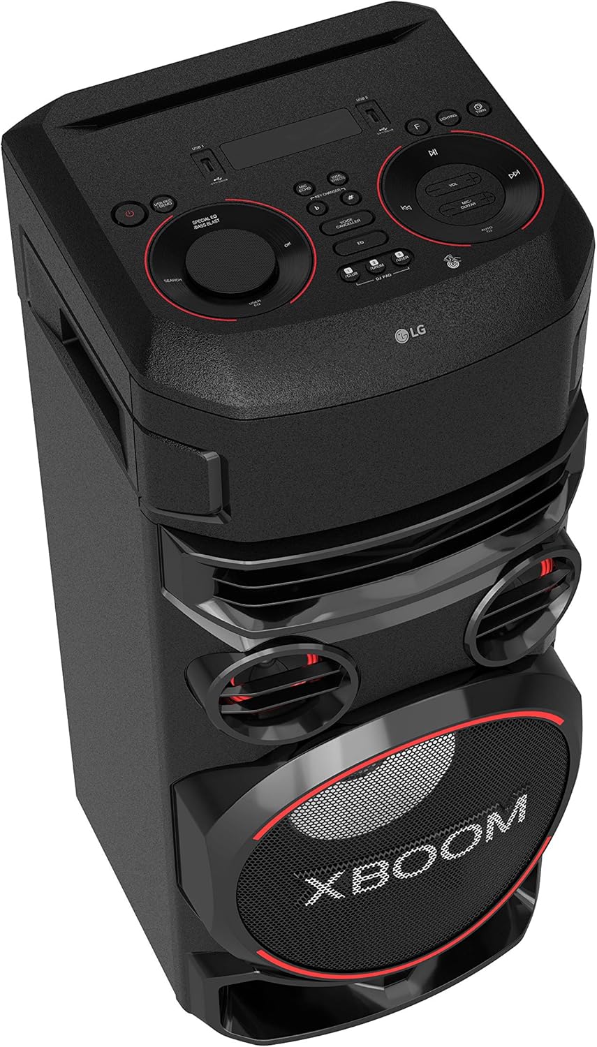 Bluetooth Audio System with LED Party Lighting and Karaoke Z534408