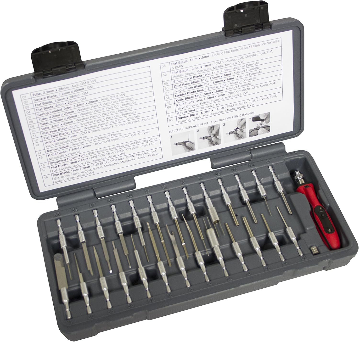 27pc LED Terminal Tool Set X905