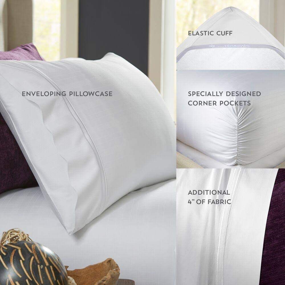 Queen White Bamboo Sheets J7455